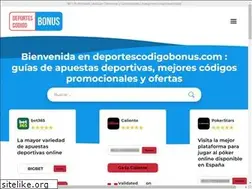 Sites similar to deportescodigobonus.com