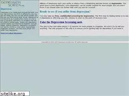 Sites similar to depressionscreen.org