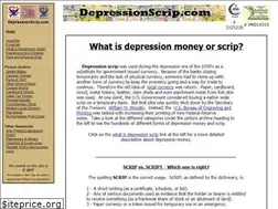 Sites similar to depressionscrip.com