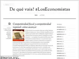 Sites similar to dequevaisloseconomistas.com