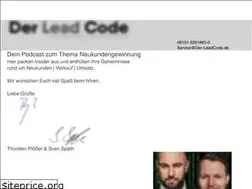 Sites similar to der-leadcode.de