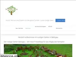 Sites similar to der-rostige-garten-betzigau.de