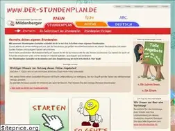Sites similar to der-stundenplan.de