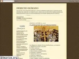 Sites similar to derecho-romano.blogspot.com