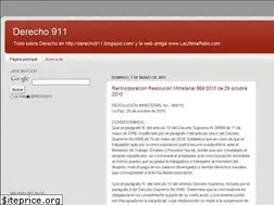 Sites similar to derecho911.blogspot.com