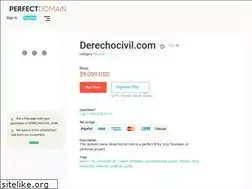 Sites similar to derechocivil.com