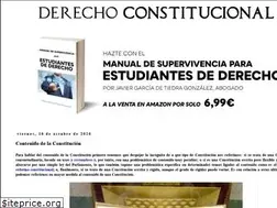 Sites similar to derechoconstitucional.es