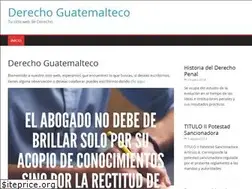 Sites similar to derechoguatemalteco.com