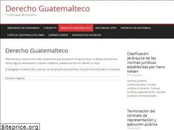 Sites similar to derechoguatemalteco.org