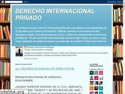 Sites similar to derechointernacionalprivadouba.blogspot.com