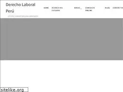 Sites similar to derecholaboralperu.com