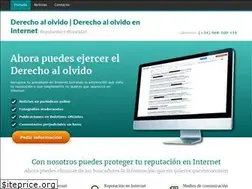 Sites similar to derechoolvido.es