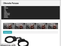 Sites similar to derechoperuano.com