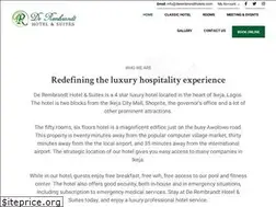 Sites similar to derembrandthotels.com