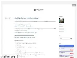 Sites similar to deris.hatenablog.jp
