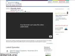 Sites similar to dermtv.com