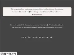 Sites similar to derrenbrown.org.uk