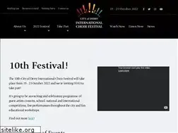 Sites similar to derrychoirfest.com