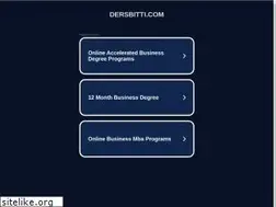 Sites similar to dersbitti.com