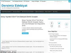 Sites similar to dersimizedebiyat.org