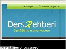 Sites similar to dersrehberi.com