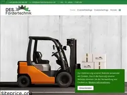 Sites similar to des-foerdertechnik.de