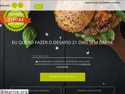 Sites similar to desafio21diassemcarne.com.br