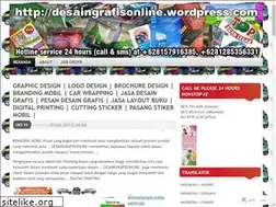 Sites similar to desaingrafisonline.wordpress.com