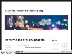 Sites similar to desarrollohumanobicentenario.wordpress.com