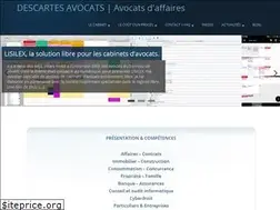 Sites similar to descartes-avocats.com