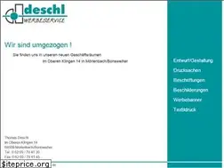Sites similar to deschl-werbeservice.de