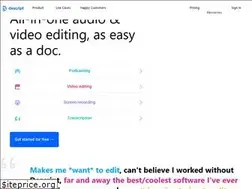 Sites similar to descript.com