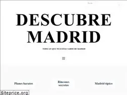 Sites similar to descubremadrid.net