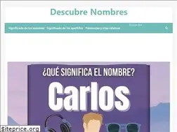 Sites similar to descubrenombres.com