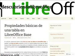 Sites similar to descubriendolibreoffice.wordpress.com