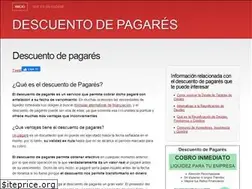 Sites similar to descuentosdepagares.org