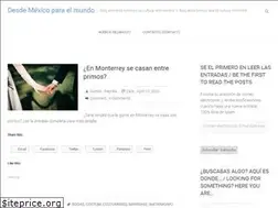 Sites similar to desdemexicoparaelmundo.com