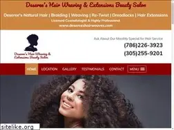Sites similar to desereeshairweaves.com