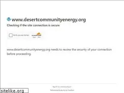 Sites similar to desertcommunityenergy.org