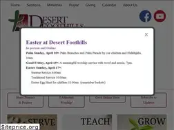 Sites similar to desertfoothills.org