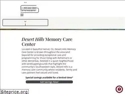 Sites similar to deserthillsmemorycare.com