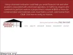 Sites similar to desertoverheaddoor.com