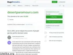 Sites similar to desertparamours.com