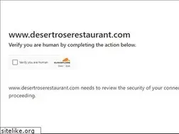 Sites similar to desertroserestaurant.com