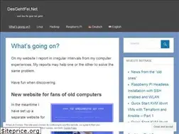 Sites similar to desgehtfei.net