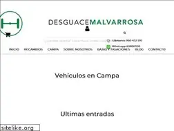 Sites similar to desguacemalvarrosa.es