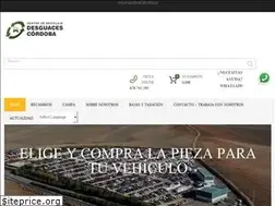 Sites similar to desguacescordoba.com