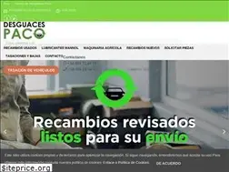 Sites similar to desguacespaco.es