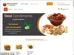 Sites similar to desicondiments.com