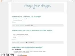 Sites similar to design-your-blogger.blogspot.com